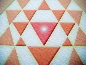 sri yantra closeup